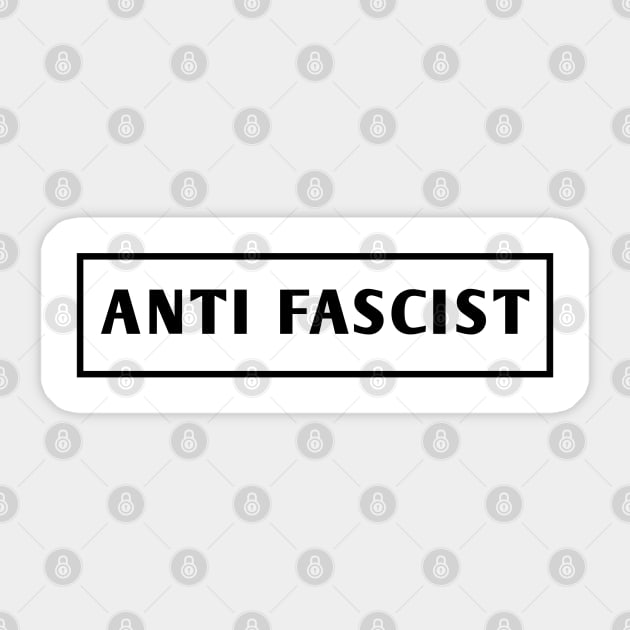 Anti-Fascist Sticker by BlackMeme94